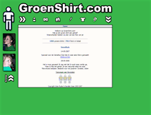 Tablet Screenshot of groenshirt.freetekno.nl